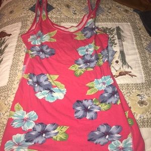 floral tank top from hollister